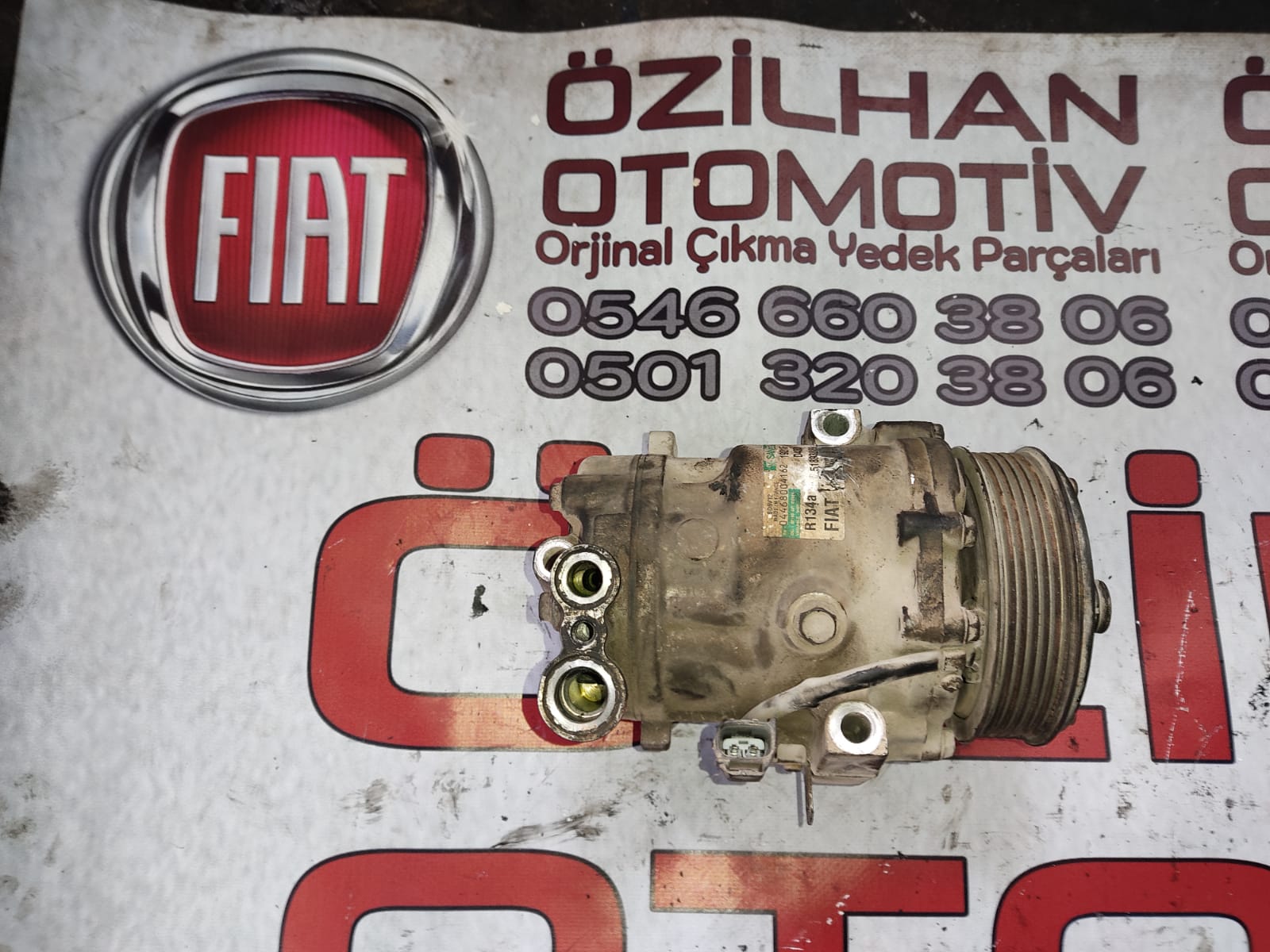 fiat-doblo-1.3-cikma-klima-kompresoru Fiat Doblo 1.3 Çıkma Klima Kompresörü