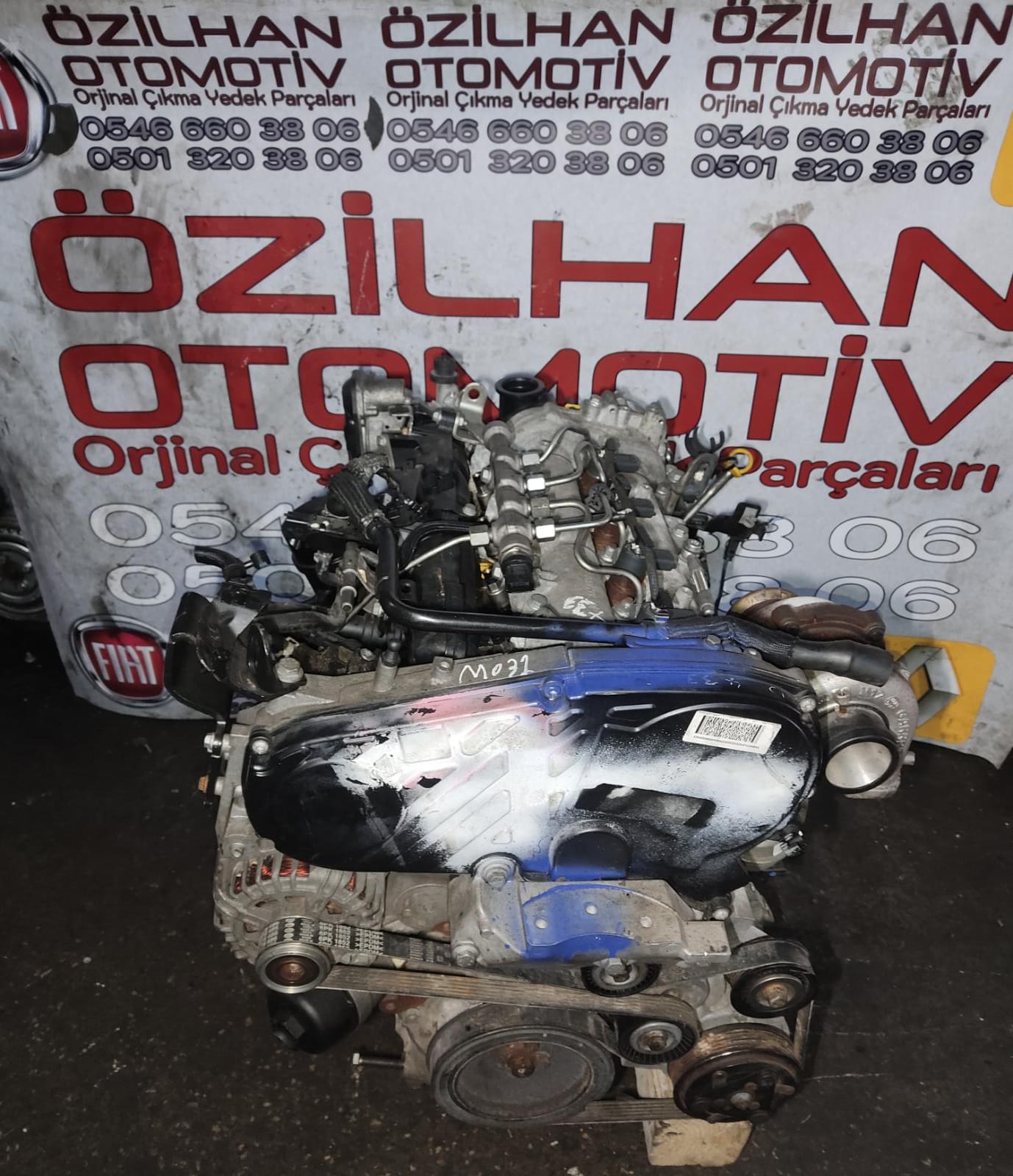 fiat-doblo-2.0-dizel-cikma-komple-motor Fiat Doblo 2.0 Dizel Çıkma Komple Motor