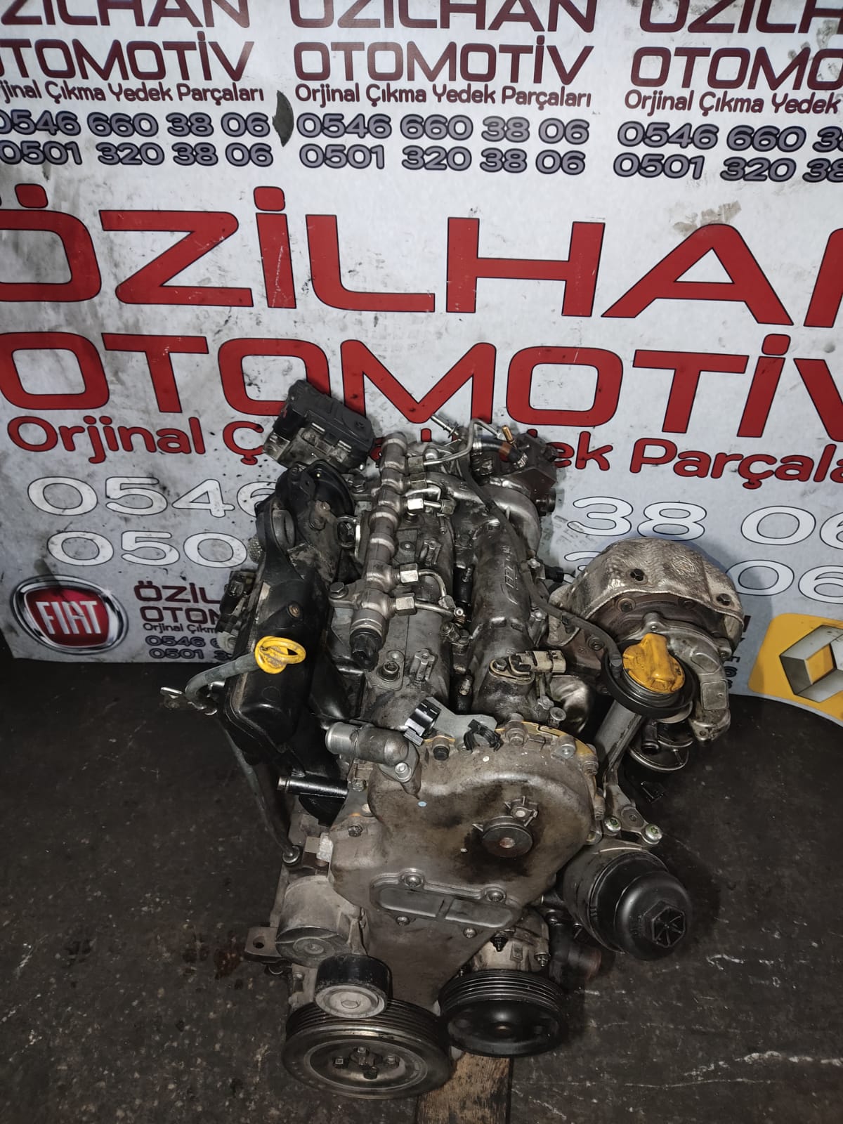 fiat-linea-1.3-euro-5-cikma-komple-motor Fiat Linea 1.3 Euro 5 Çıkma Komple Motor