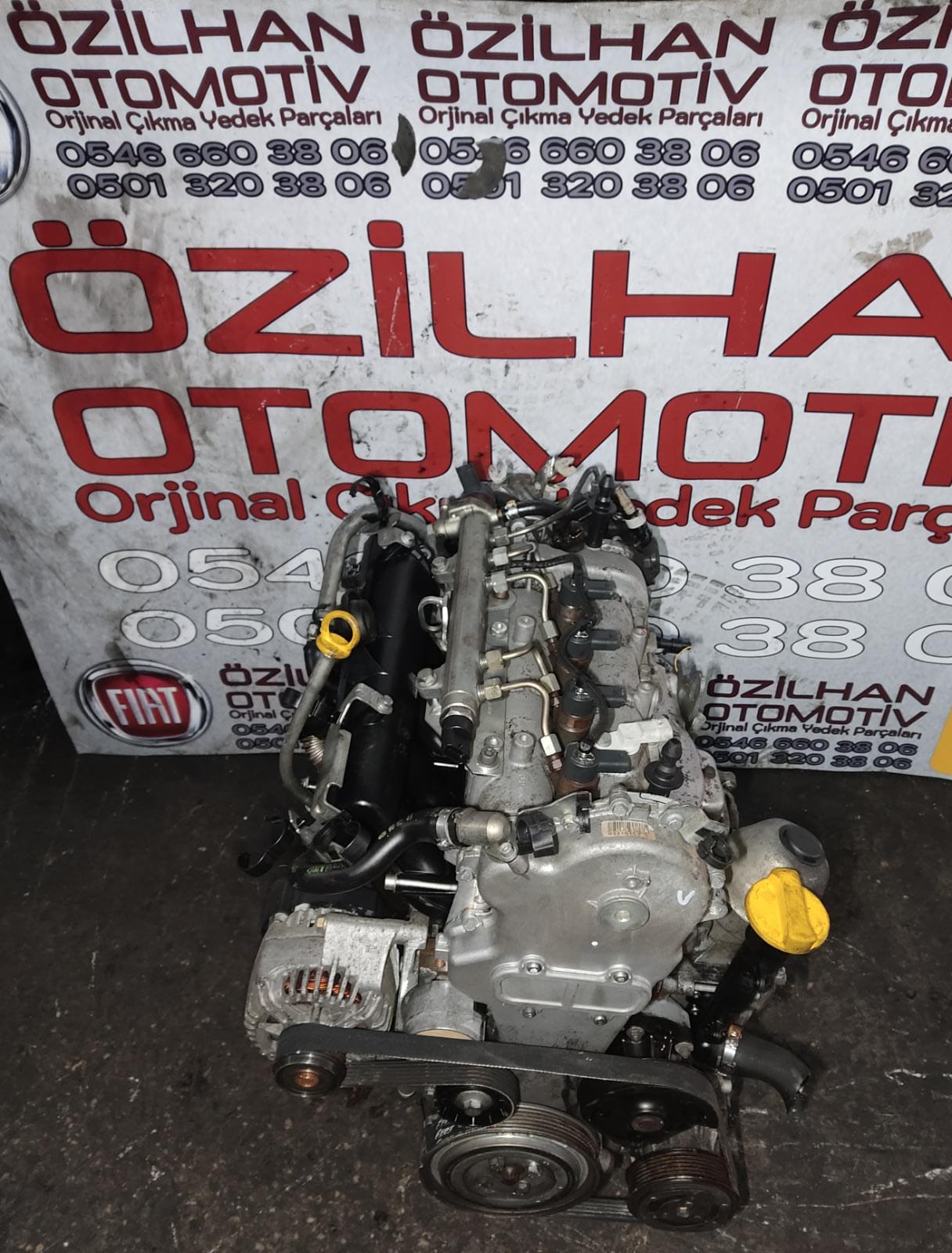 fiat-linea-1.3-euro-4-cikma-komple-motor Fiat Linea 1.3 Euro 4 Çıkma Komple Motor