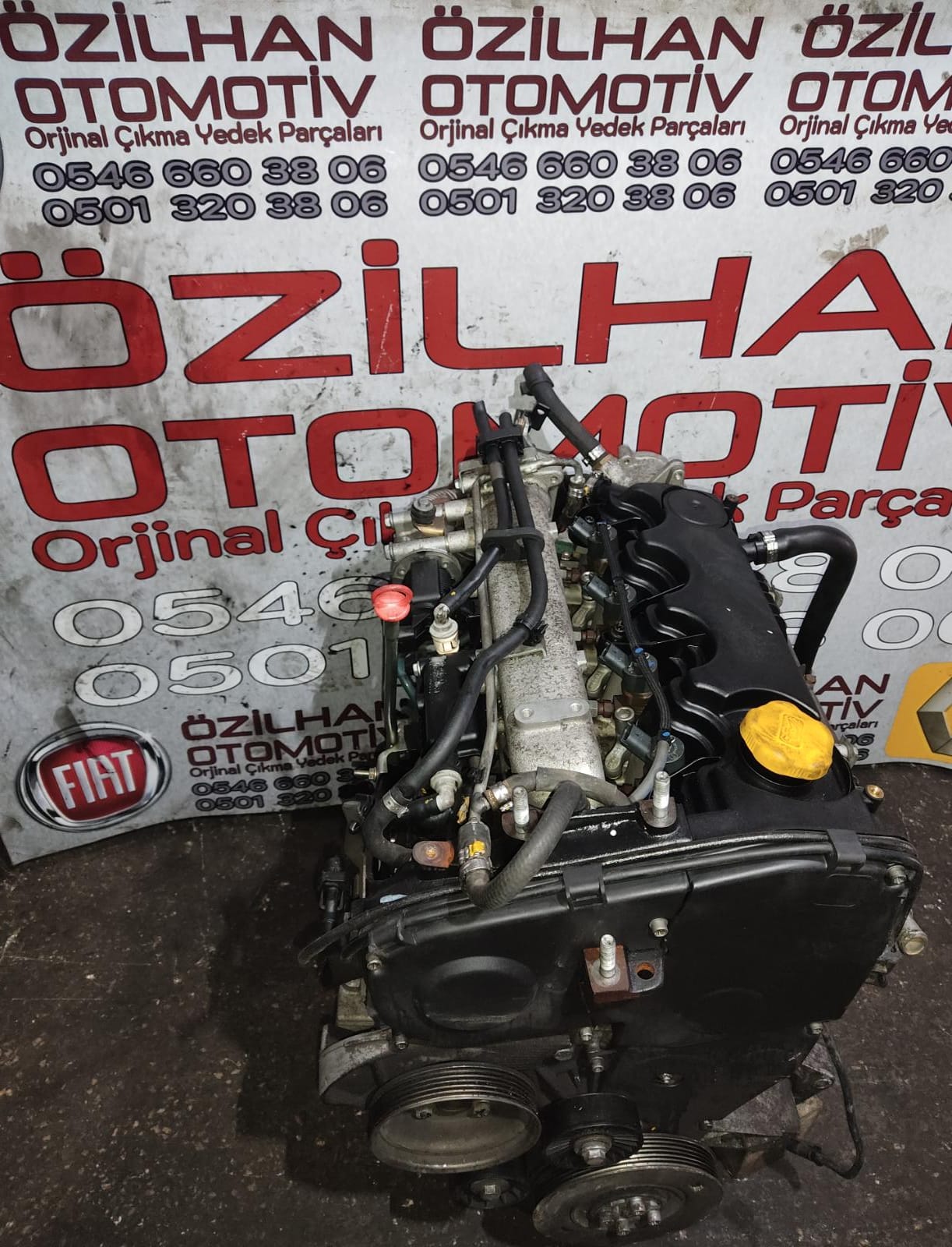 fiat-doblo-1.9-jtd-cikma-komple-motor Fiat Doblo 1.9 JTD Çıkma Komple Motor