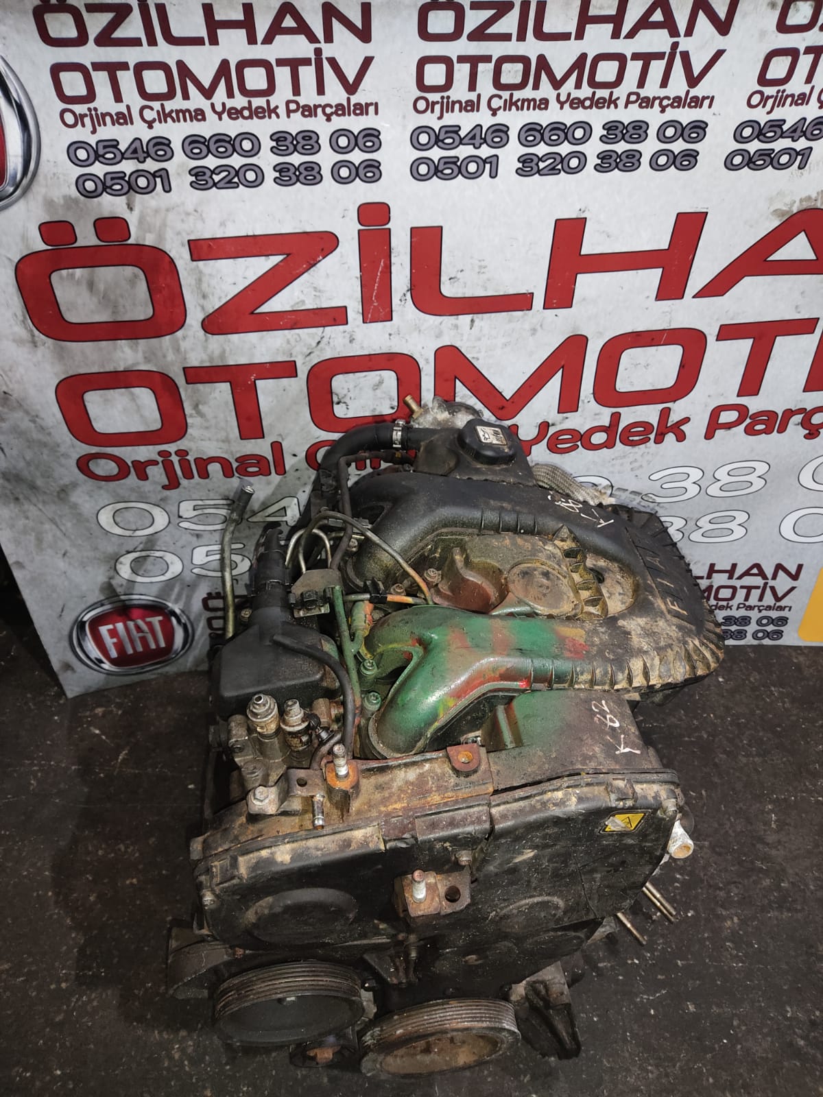fiat-doblo-1.9-duz-cikma-komple-motor Fiat Doblo 1.9 Düz Çıkma Komple Motor